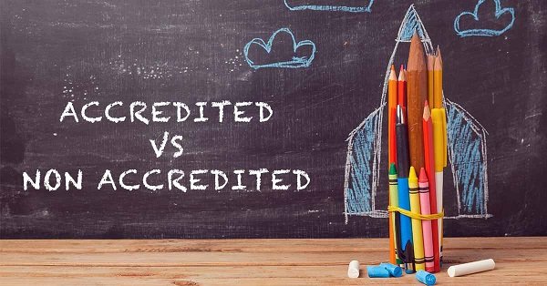 What’s the difference between an accredited school and a non accredited school
